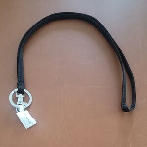 NWT- Vera Bradley Classic Black Lanyard